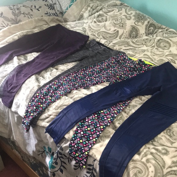 Victoria's Secret Pants - 4 Pairs Of VS High Waisted Full Length Leggings